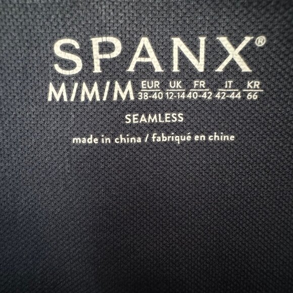 SPANX Look at Me Now Soft Stretch Seamless Leggings Blue Size Medium - Picture 7 of 7